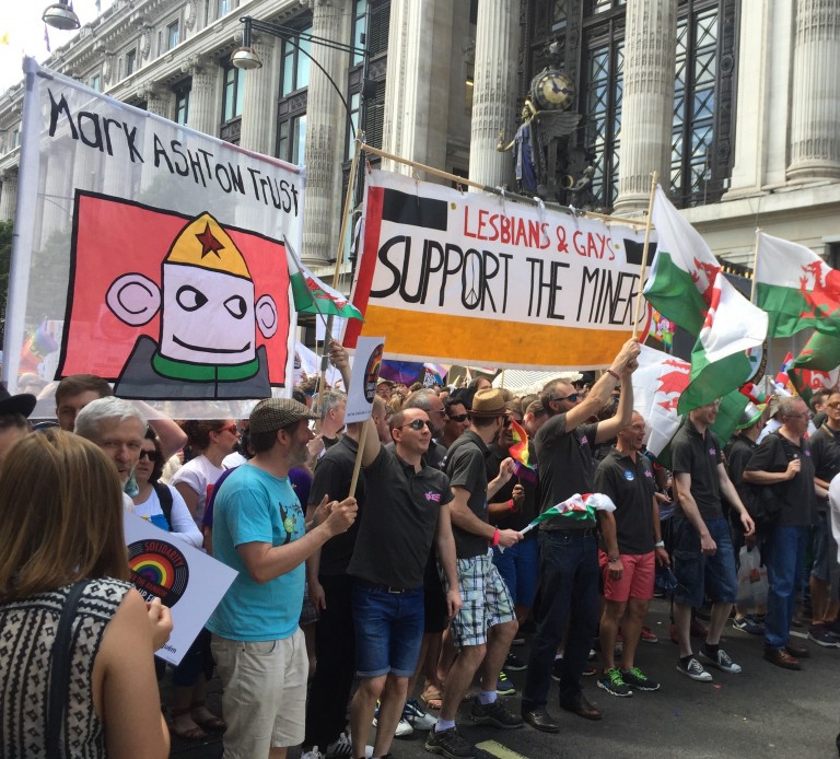 Lesbians and Gay Support the Miners, London Pride 2015, David Jones.